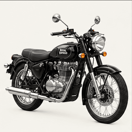 Royal Enfield Classic 350 available for rent in Nainital