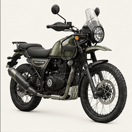 Royal Enfield Himalayan 450 available for rent in Nainital