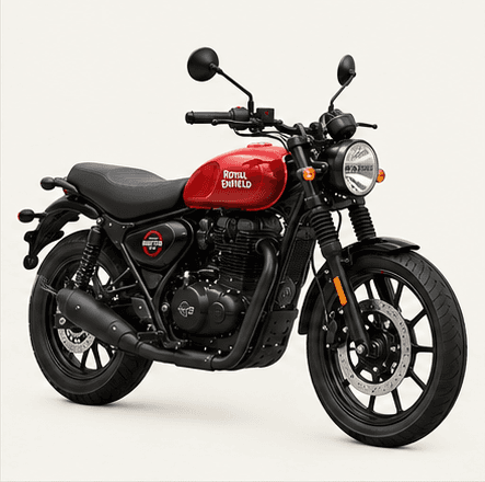 Royal Enfield Hunter available for rent in Nainital